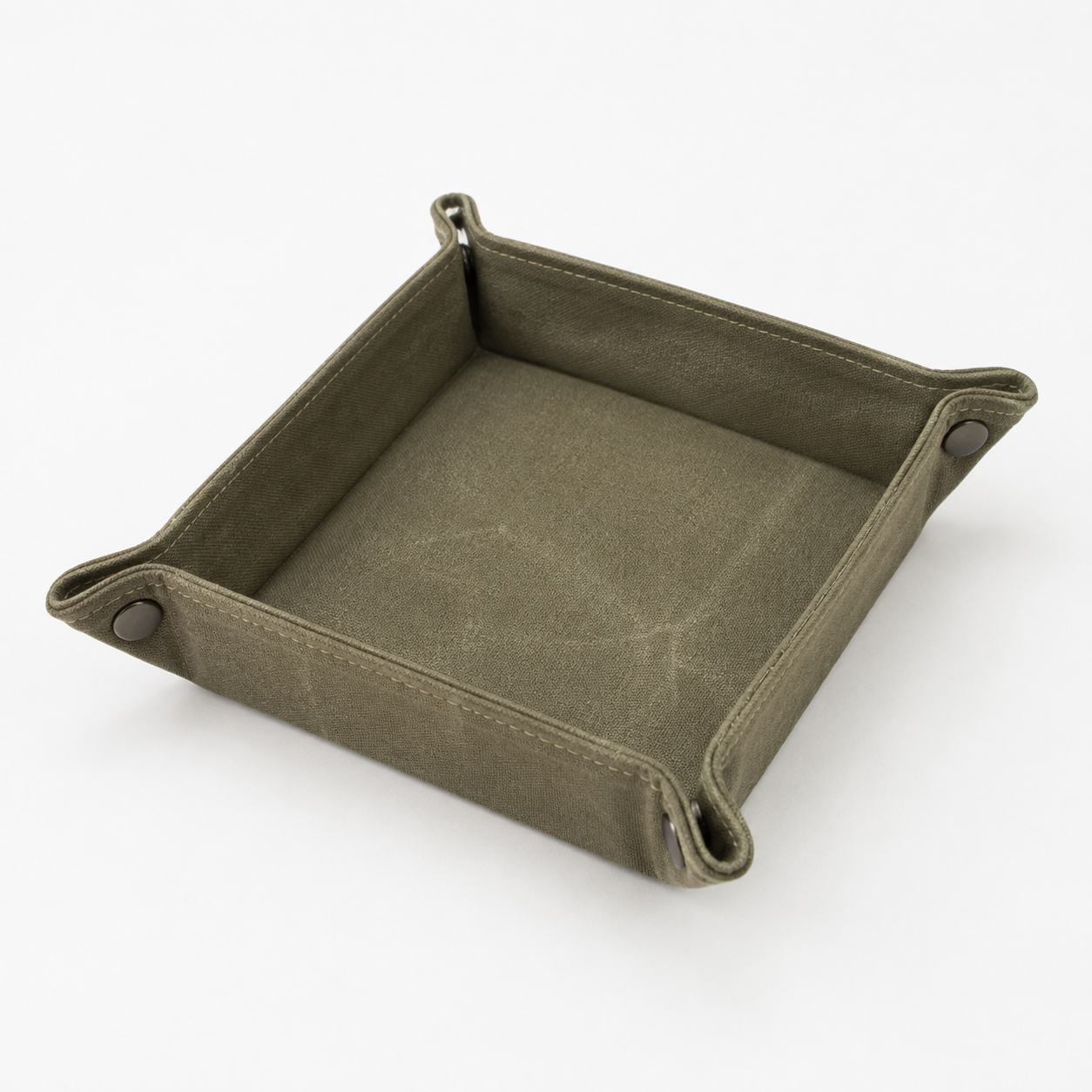 Vide-poches de bureau pliable en toile cirée