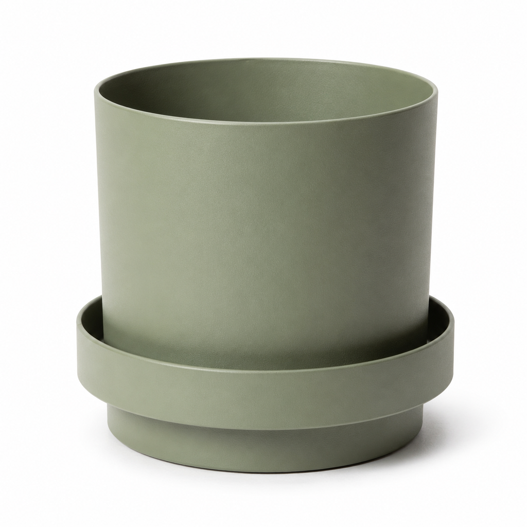 Cache-pot décoratif à anneau de rangement intégré