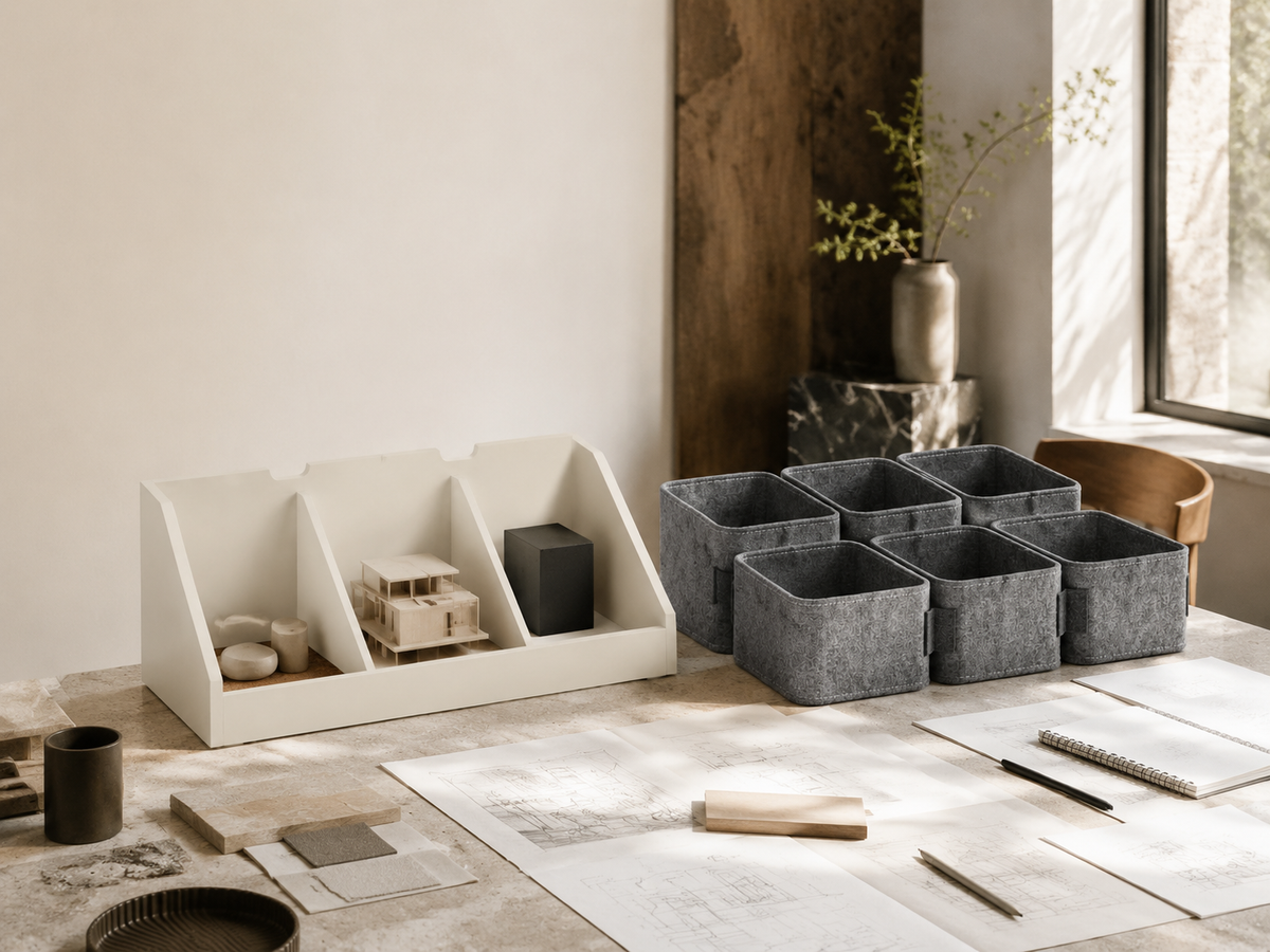 Des objets pensés pour structurer le quotidien.